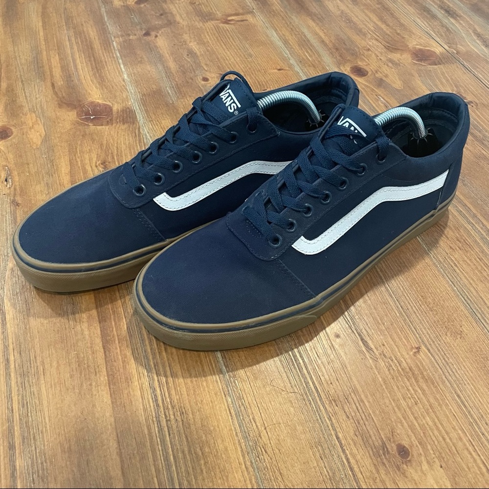 Vans Old Skool Low Blue Canvas Gum Size 11.5